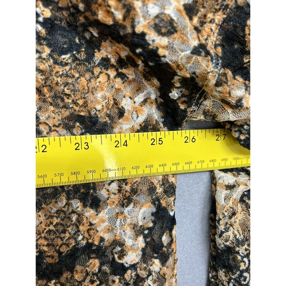 New Free People Out For The Night Long Sleeve Top in Snake Combo ~Size Small - Picture 14 of 16